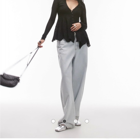 Free People Black Textured Button-Up Cardigan - Picture 4 of 5